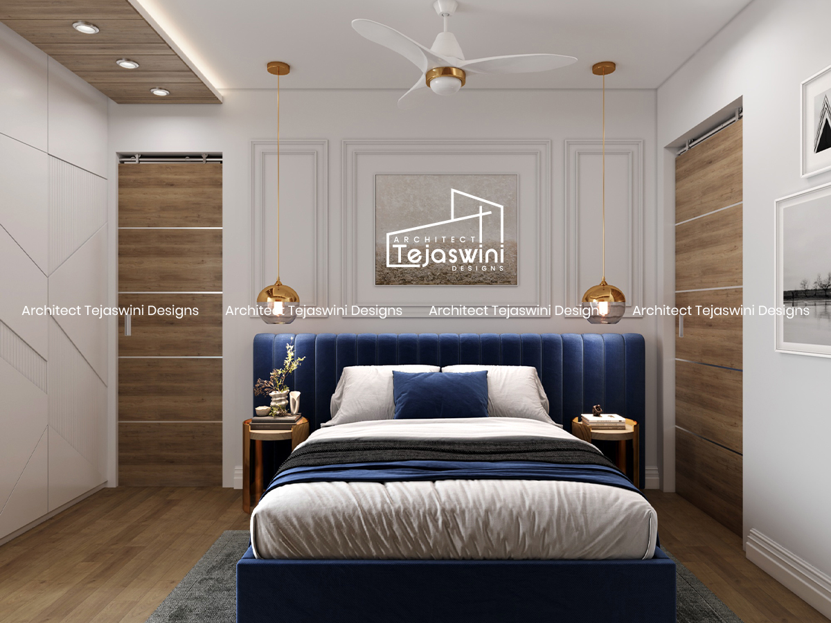 Gypsum ceiling with LED strip lights for modern homes
