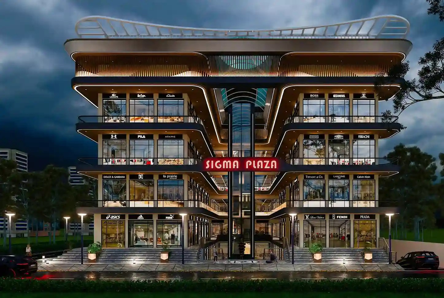 Modern industrial commercial design