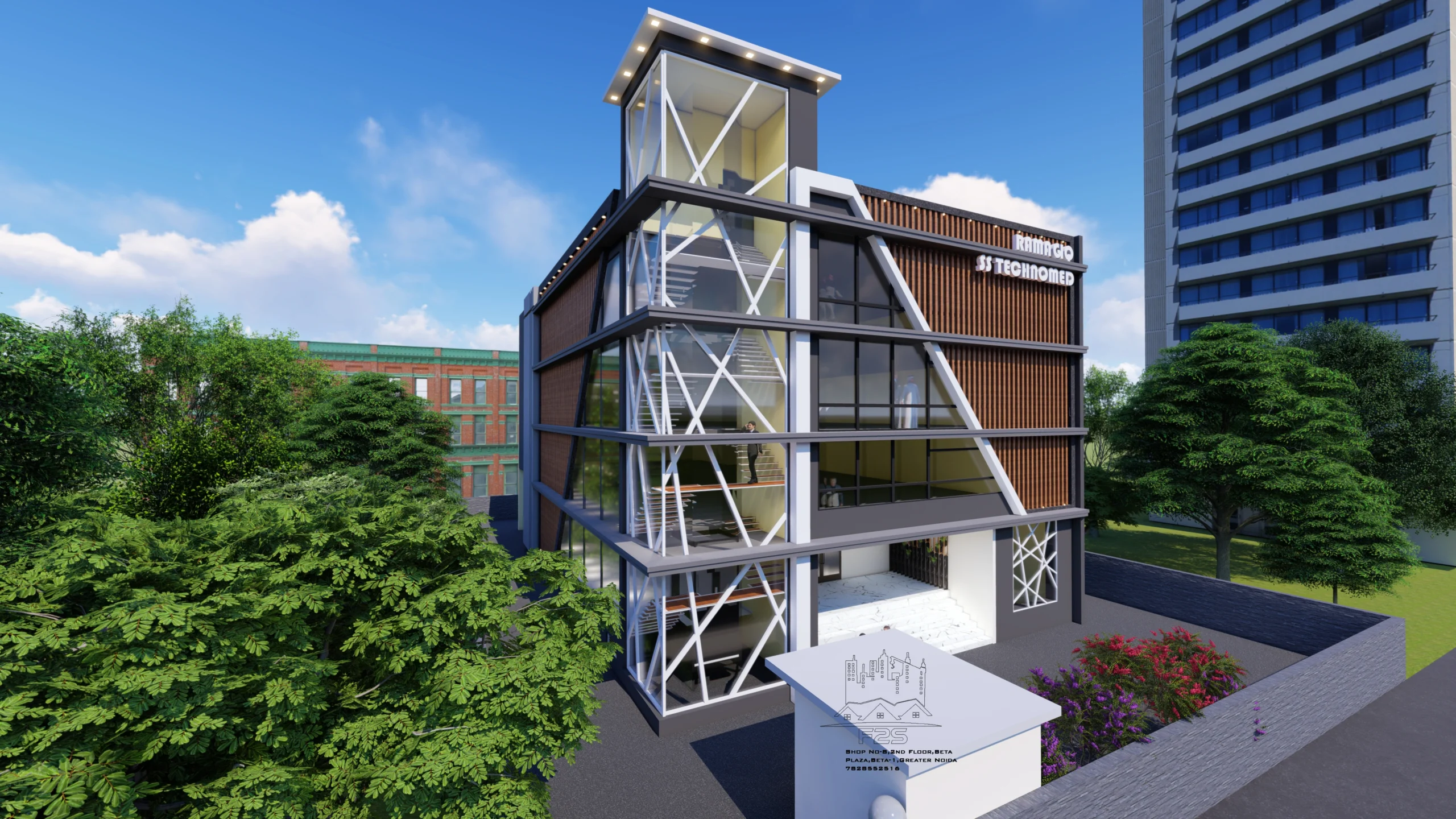 Commercial industrial building design