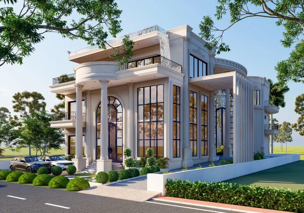 Residential architect in Noida designing a modern luxury home