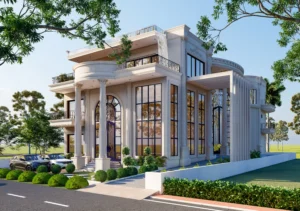 Residential architect in Noida designing a modern luxury home