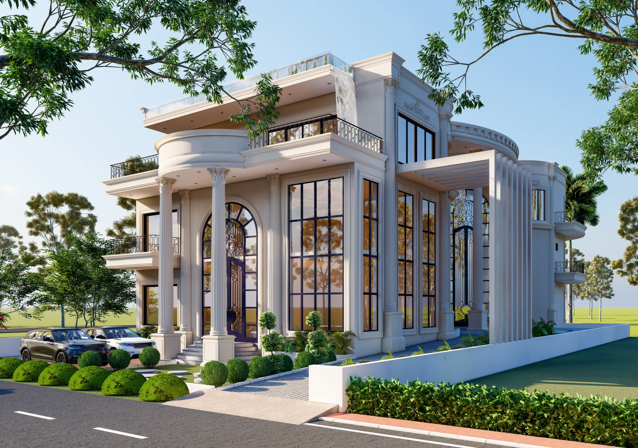 Residential architect in Noida designing a modern luxury home