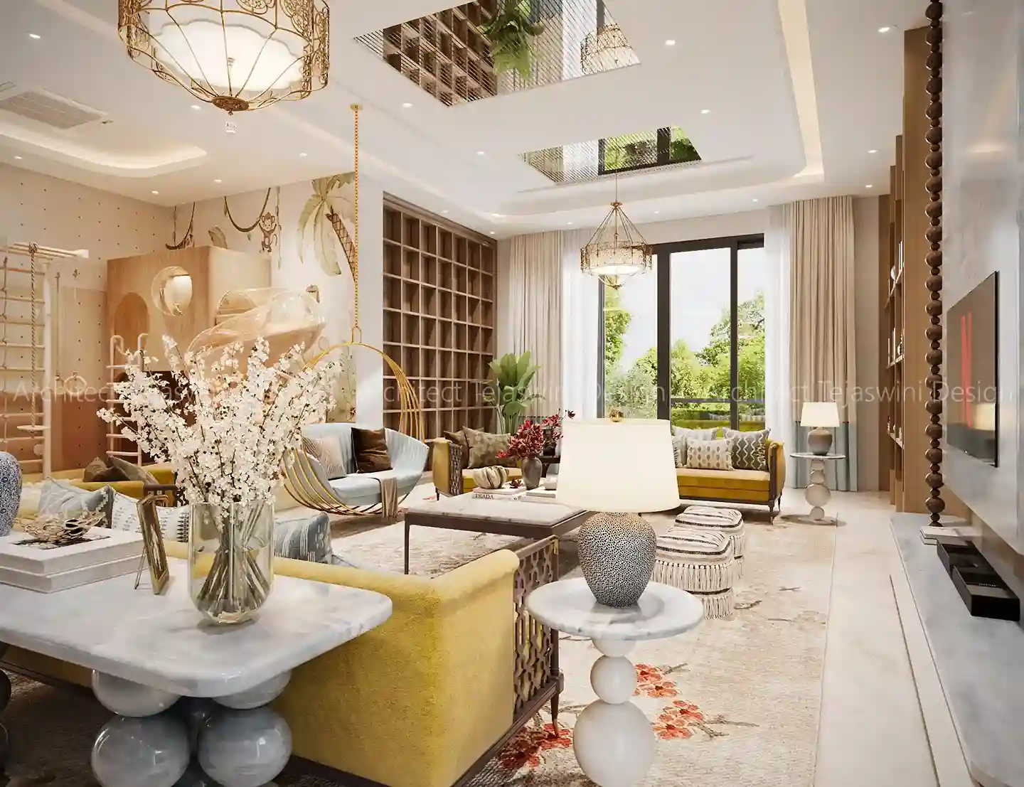Contemporary house design in Noida