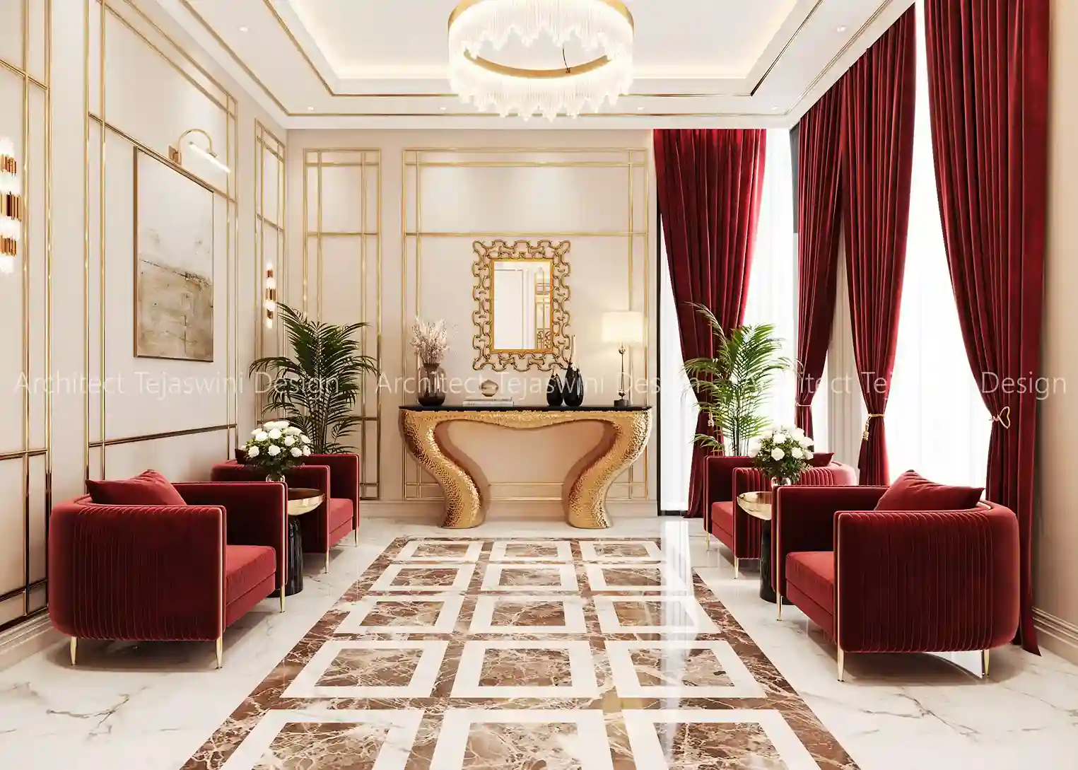 Contemporary villa design Noida