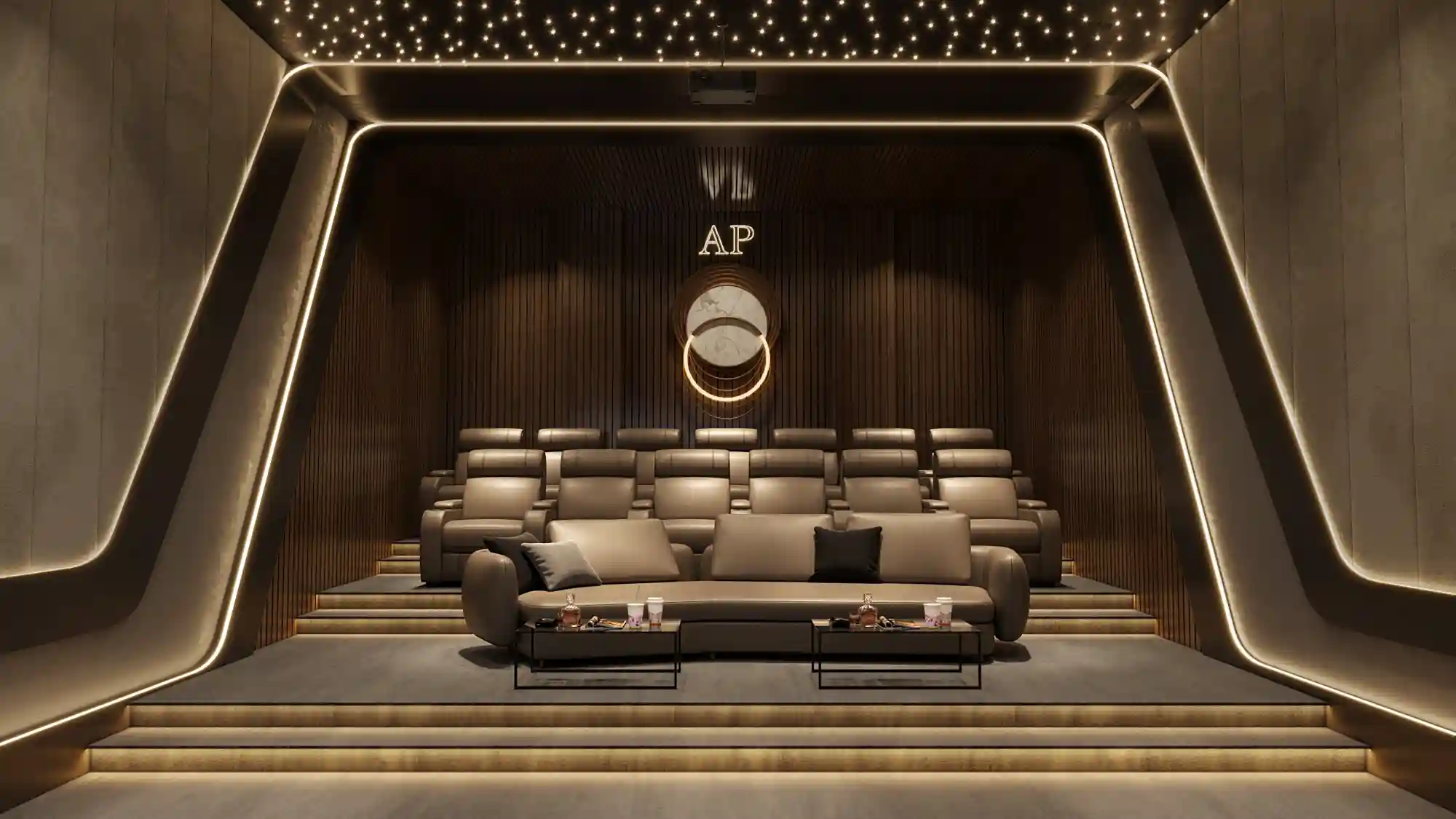 Modern residence architecture in Noida