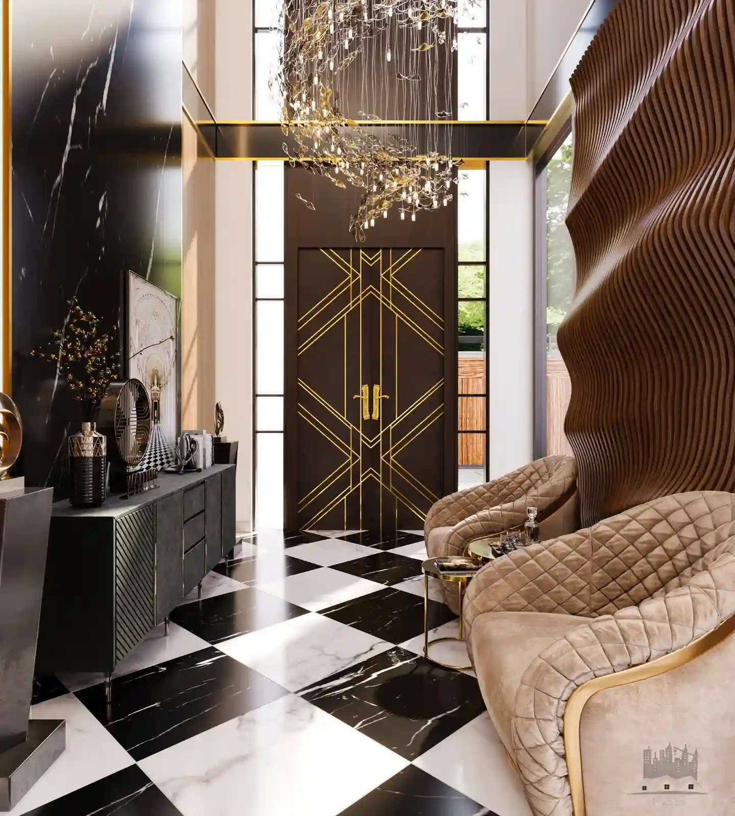 Modern industrial commercial design