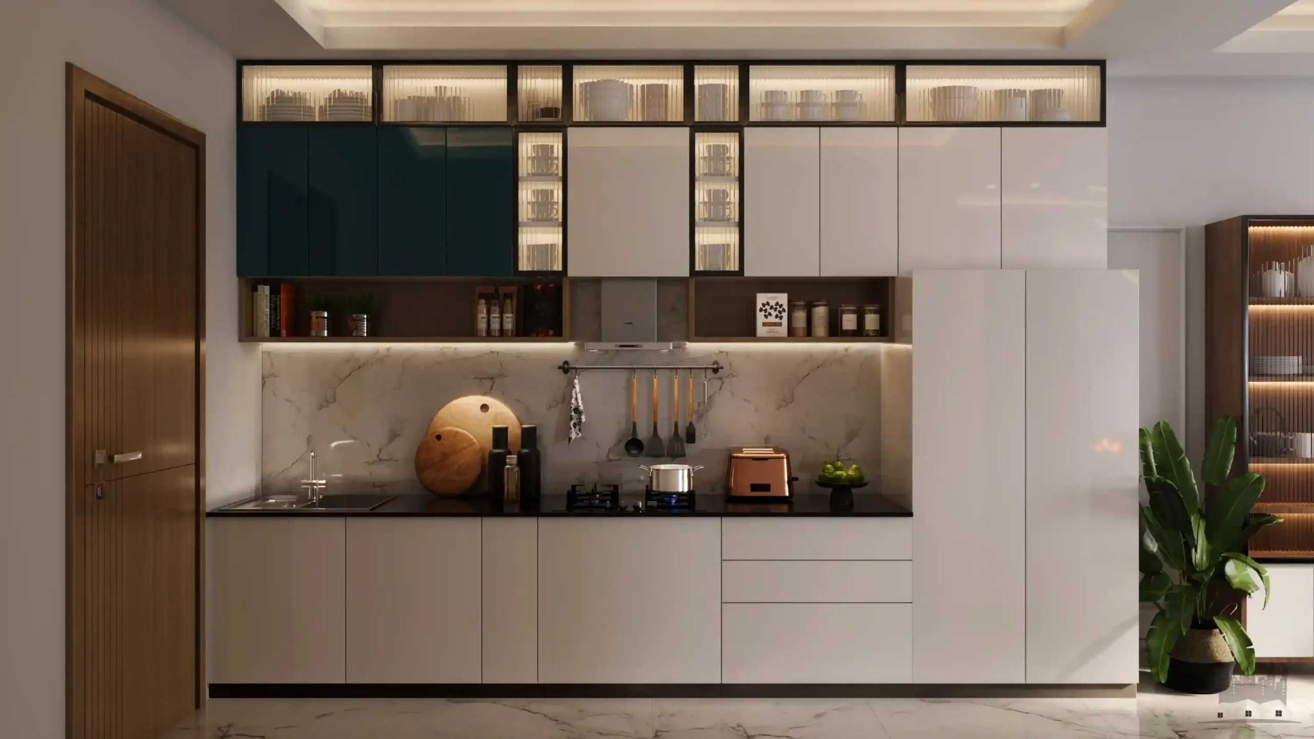 Modern villa architecture and interior concepts
