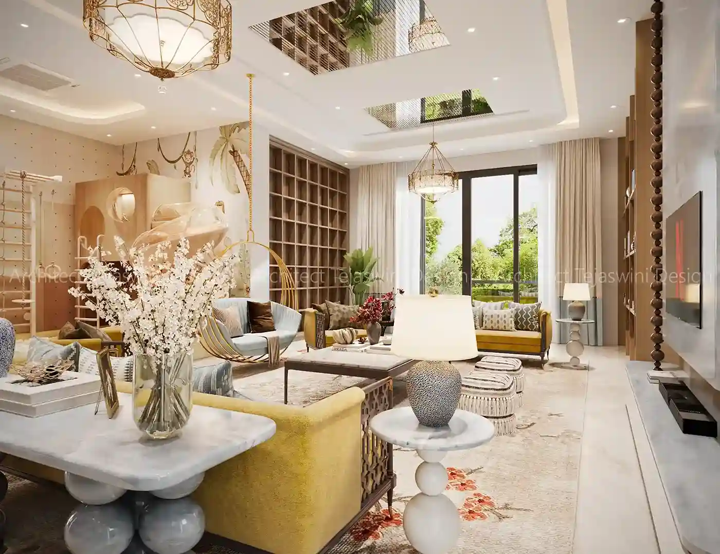 Contemporary home design and space planning