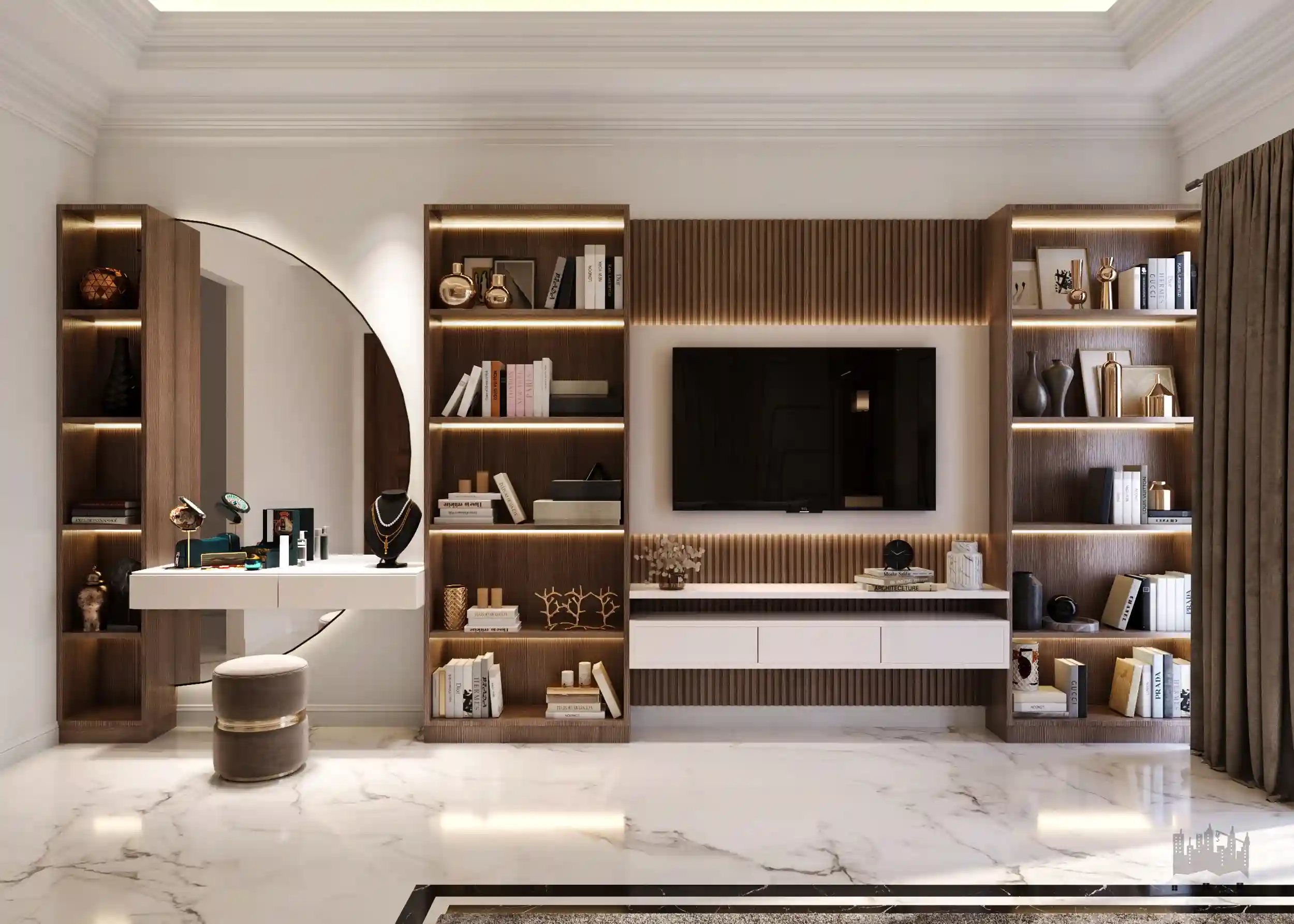 Luxury interior design project by Tejaswini Design