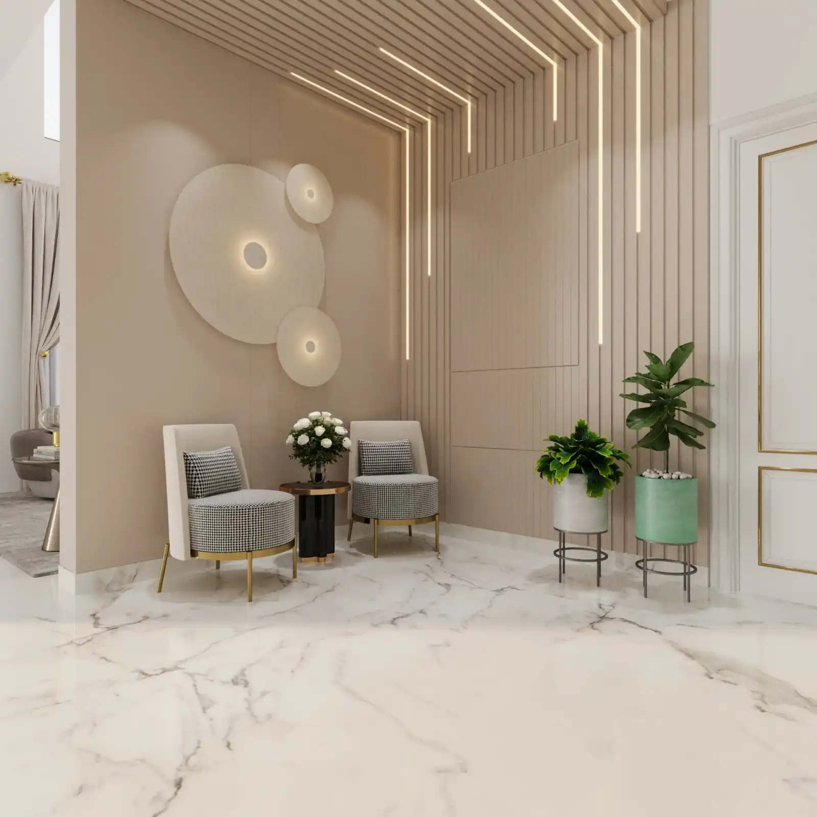 Modern residential architecture by Tejaswini Design